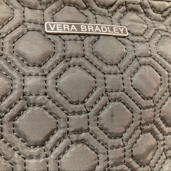 Classic Vera Bradley Quilted Gray Handbag Y2K - Picture 2 of 10